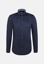 Shaped Business Hemd Uni in Dunkelblau |  Seidensticker Onlineshop