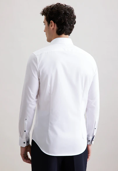 X-Slim Business Hemd Uni in Weiß |  Seidensticker Onlineshop