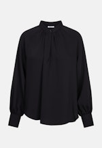 Raglanbluse mit Stehkragen in Schwarz |  Seidensticker Onlineshop