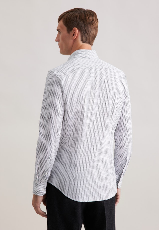 Slim Business shirt Print in Grey |  Seidensticker Onlineshop