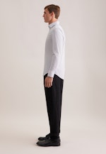 Slim Business Hemd Druck in Grau |  Seidensticker Onlineshop