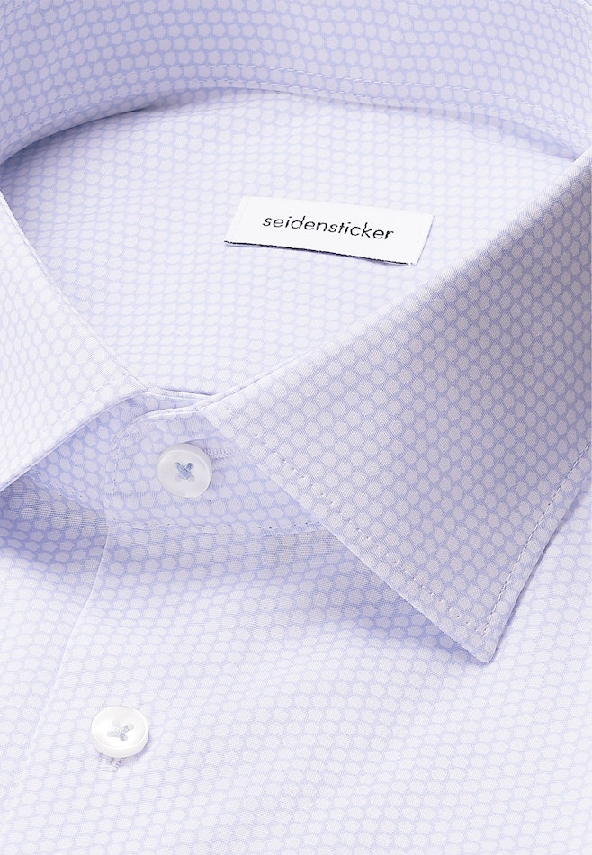 Slim Business shirt Print in Hellblau | Seidensticker online shop