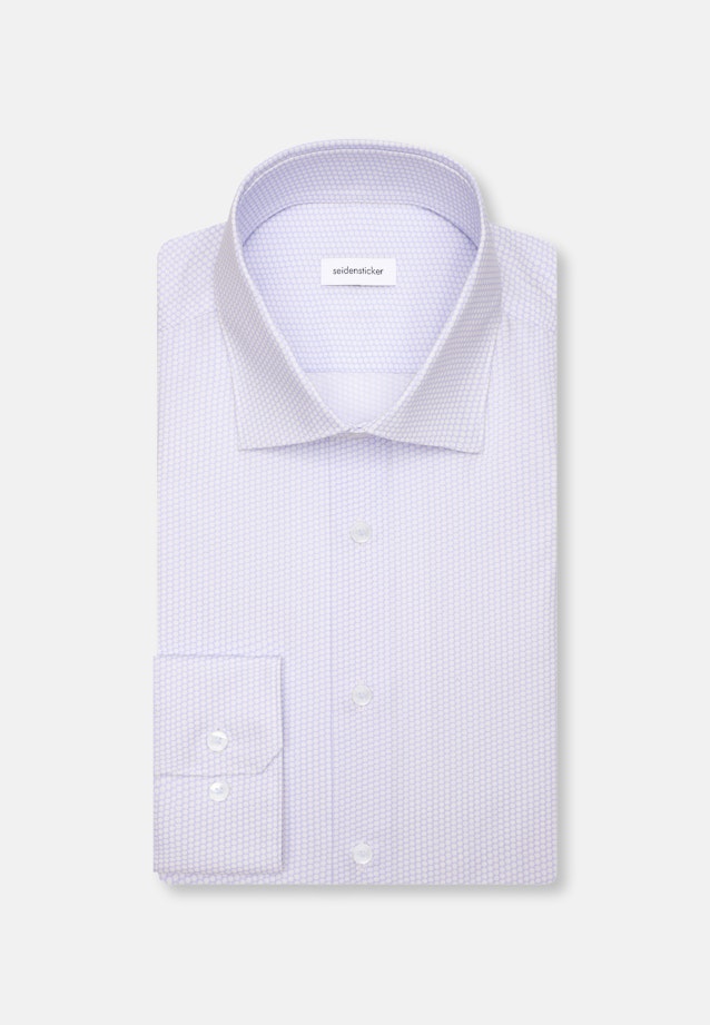 Slim Business Hemd Druck in Hellblau |  Seidensticker Onlineshop