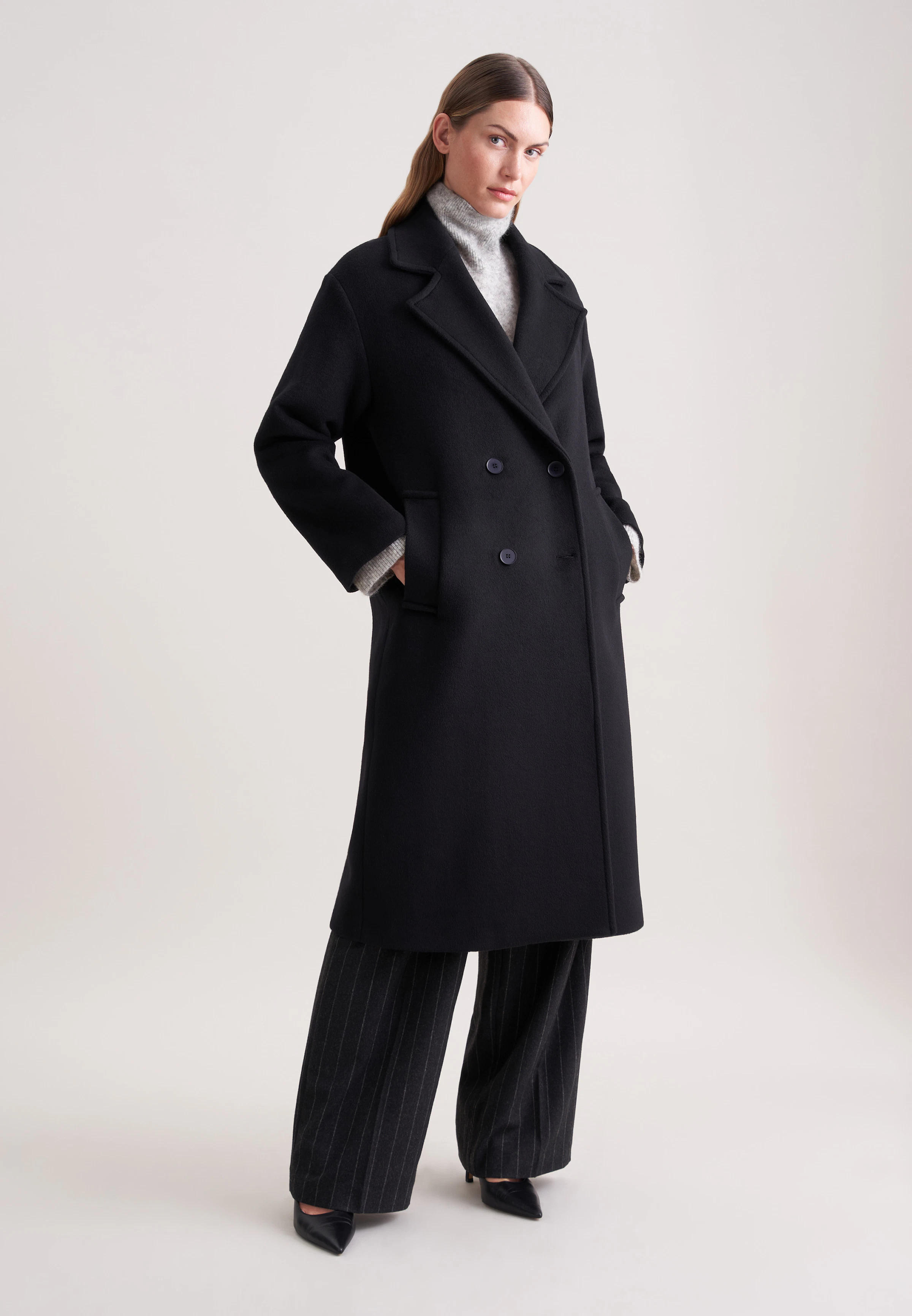Manteau bleu marine laine double boutonnage , ZA Girls - seconde main/occasion pour 10 € • Petit Kiwi