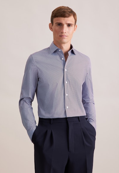 Slim Chemise d'affaires Motifs géométriques in Rouge |  Seidensticker Onlineshop