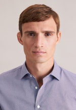 Slim Business shirt Geometric patterns in Rot |  Seidensticker Onlineshop