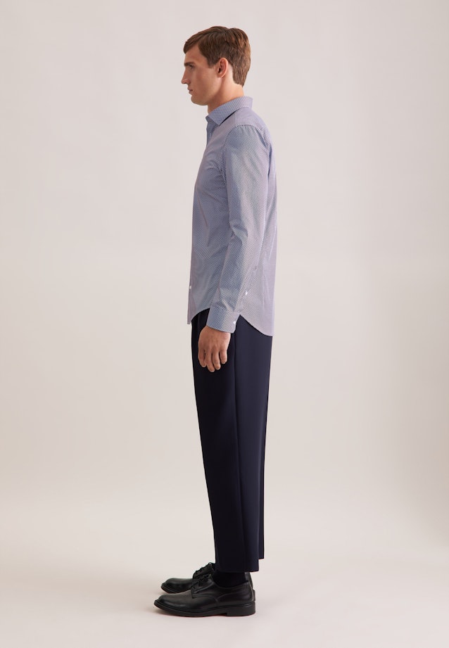 Slim Business Hemd Geometrische Muster in Rot |  Seidensticker Onlineshop