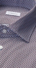 Slim Business shirt Geometric patterns in Rot |  Seidensticker Onlineshop