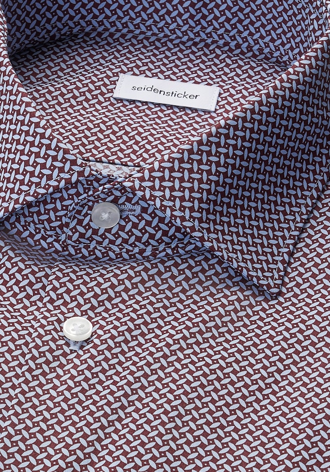 Slim Chemise d'affaires Motifs géométriques dans Rouge | Boutique en ligne Seidensticker