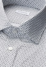 Shaped Business Hemd Druck in Grau |  Seidensticker Onlineshop