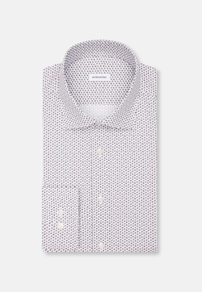 Shaped Business shirt Print in Grey | Seidensticker online shop
