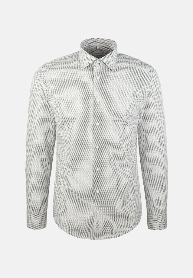 Shaped Business shirt Print in Grey |  Seidensticker Onlineshop