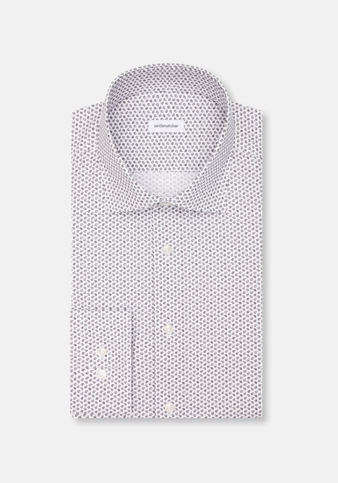 X-Slim Chemise d'affaires Imprimé en chaîne dans Gris | Boutique en ligne Seidensticker