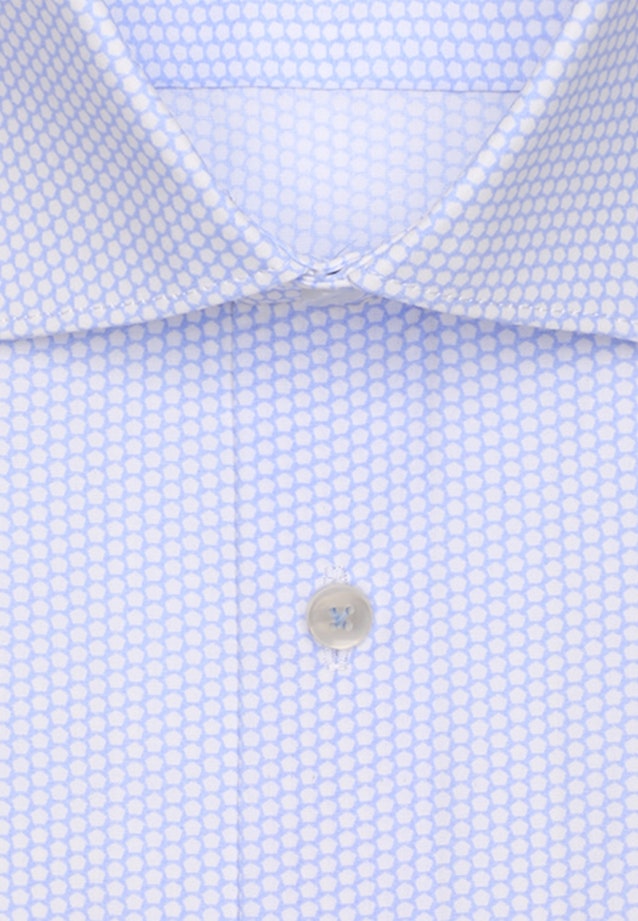 Shaped Business Hemd Druck in Hellblau |  Seidensticker Onlineshop