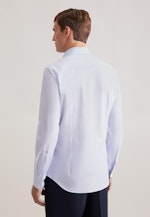 Shaped Business Hemd Druck in Hellblau |  Seidensticker Onlineshop