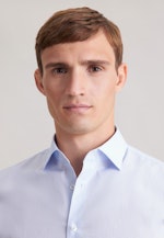 Shaped Business Hemd Druck in Hellblau |  Seidensticker Onlineshop