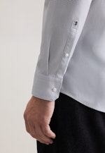 Regular Business Hemd Druck in Grau |  Seidensticker Onlineshop