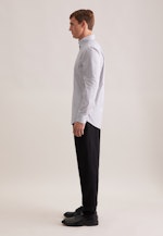 Regular Business Hemd Druck in Grau |  Seidensticker Onlineshop