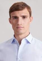 X-Slim Business shirt Print in Hellblau |  Seidensticker Onlineshop