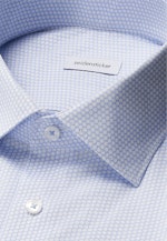 X-Slim Business shirt Print in Hellblau |  Seidensticker Onlineshop