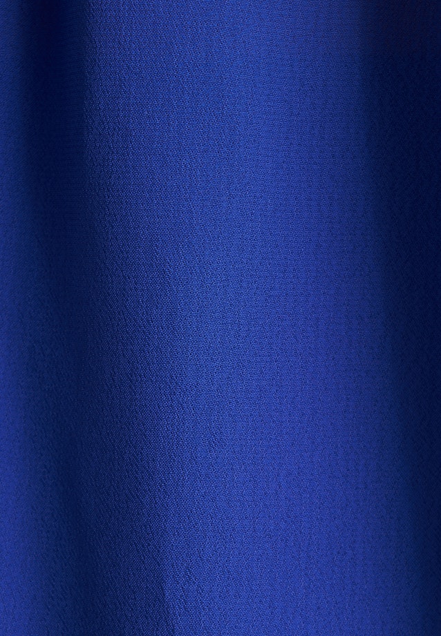 Schluppenbluse aus Chiffon in Mittelblau |  Seidensticker Onlineshop