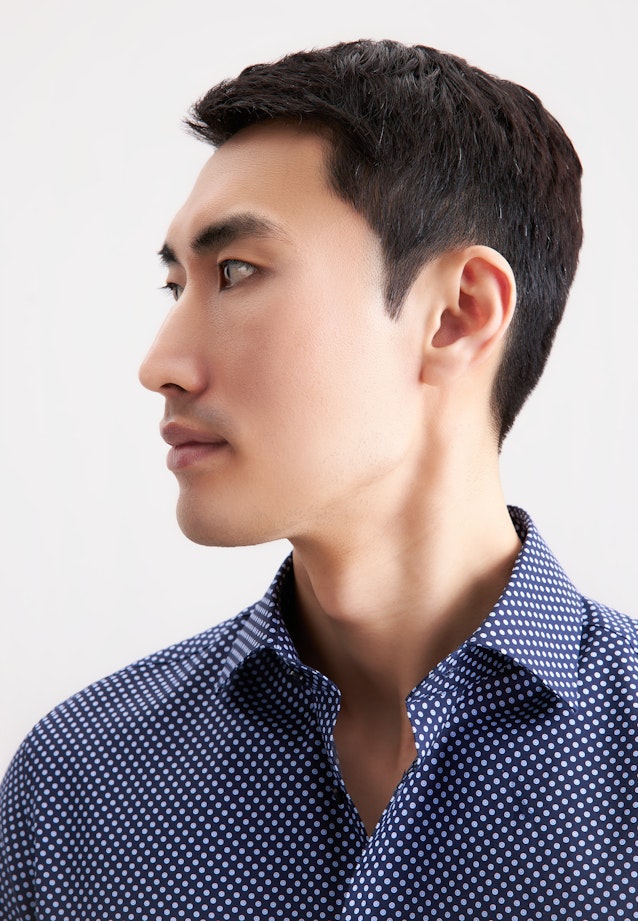 X-Slim Chemise d'affaires Imprimé in Bleu Foncé |  Seidensticker Onlineshop