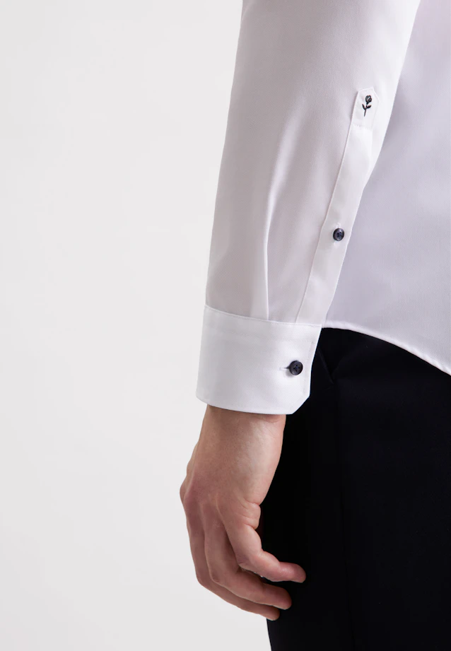 Shaped Chemise d'affaires Uni in Blanc |  Seidensticker Onlineshop