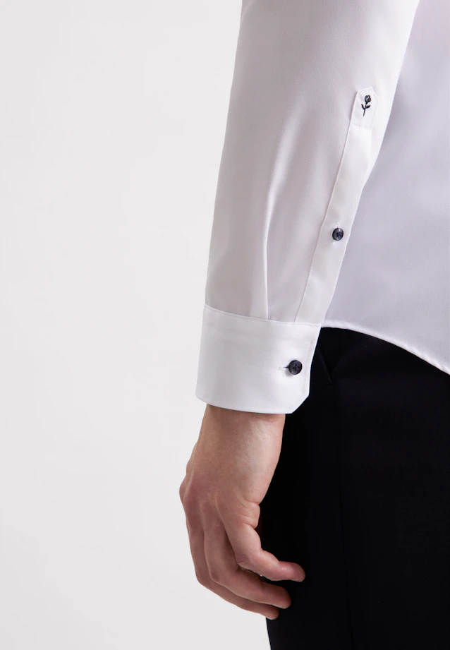 Shaped Chemise d'affaires Uni in Blanc |  Seidensticker Onlineshop