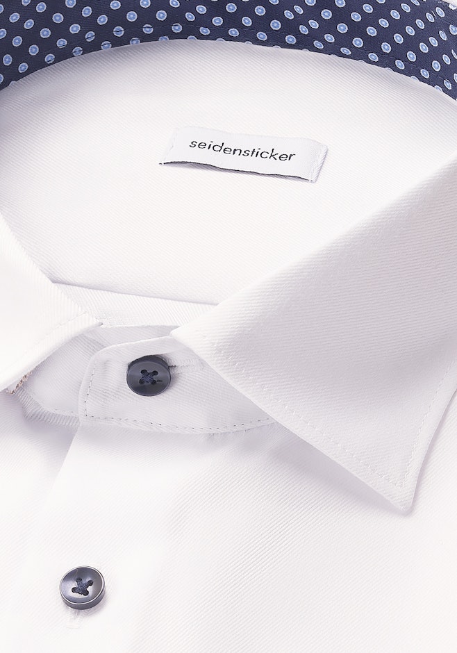 Shaped Chemise d'affaires Uni dans Blanc | Boutique en ligne Seidensticker