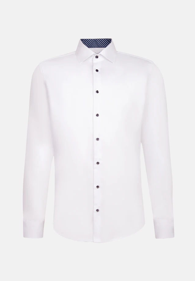 Shaped Chemise d'affaires Uni in Blanc |  Seidensticker Onlineshop