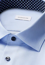 Shaped Business Hemd Uni in Mittelblau |  Seidensticker Onlineshop