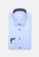 Shaped Business Hemd Uni in Mittelblau |  Seidensticker Onlineshop