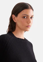 Crew neck sweater with cashmere in Schwarz |  Seidensticker Onlineshop
