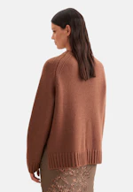 Crew neck sweater with cashmere in Braun |  Seidensticker Onlineshop