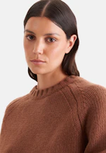 Crew neck sweater with cashmere in Braun |  Seidensticker Onlineshop