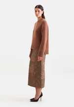 Crew neck sweater with cashmere in Braun |  Seidensticker Onlineshop