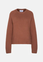 Crew neck sweater with cashmere in Braun |  Seidensticker Onlineshop