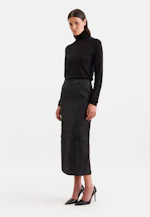 Jacquard Pencilskirt in Schwarz |  Seidensticker Onlineshop