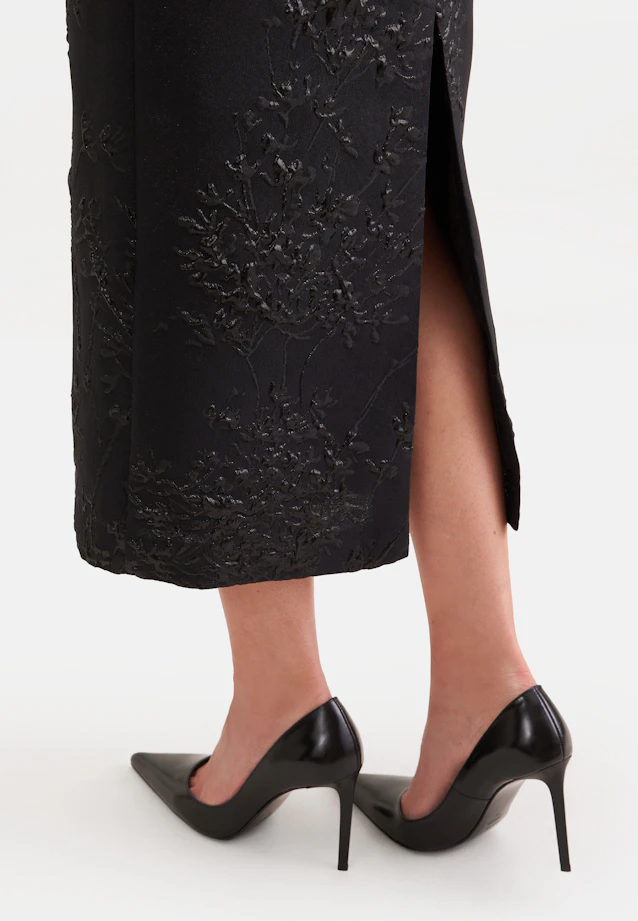Jacquard Pencilskirt in Schwarz |  Seidensticker Onlineshop