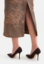 Jacquard Pencilskirt in Braun |  Seidensticker Onlineshop