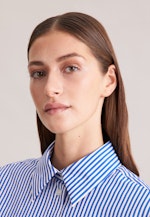 Oversized Bluse in fließender Ware in Mittelblau |  Seidensticker Onlineshop