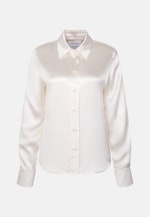 Satinierte Hemdbluse in Ecru |  Seidensticker Onlineshop