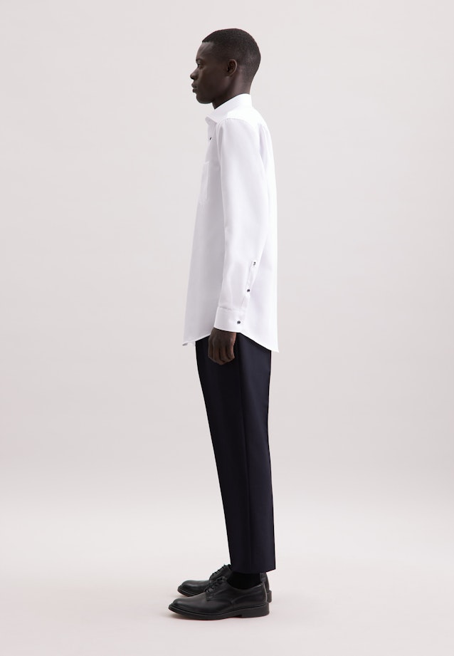 Comfort Business shirt Uni in Weiß |  Seidensticker Onlineshop