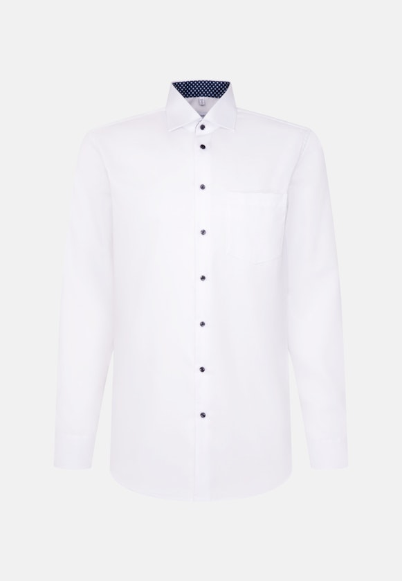 Comfort Business shirt Uni in Weiß |  Seidensticker Onlineshop