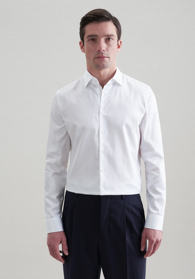 X-Slim Business Hemd Uni in Weiß | Seidensticker Onlineshop