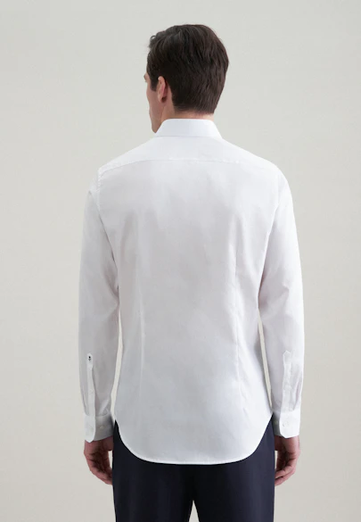 X-Slim Business Hemd Uni in Weiß |  Seidensticker Onlineshop