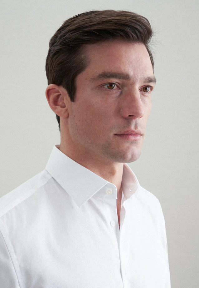 X-Slim Business shirt Uni in Weiß |  Seidensticker Onlineshop
