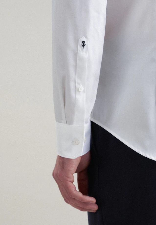 X-Slim Business shirt Uni in Weiß |  Seidensticker Onlineshop