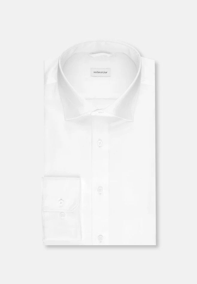 X-Slim Chemise d'affaires Uni dans Blanc | Boutique en ligne Seidensticker