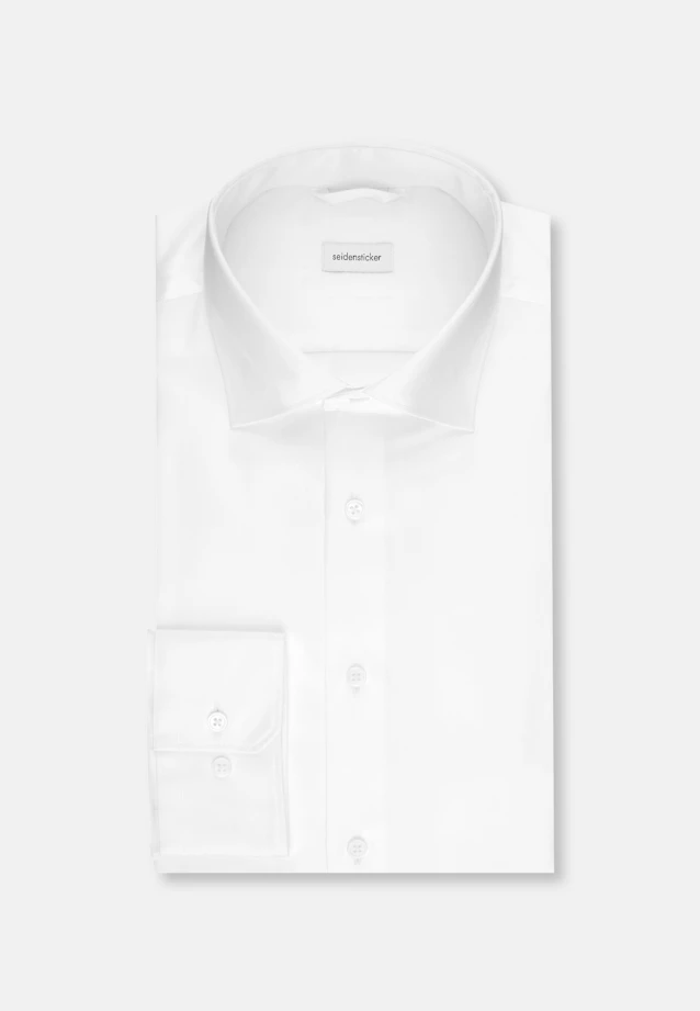 X-Slim Business shirt Uni in Weiß |  Seidensticker Onlineshop